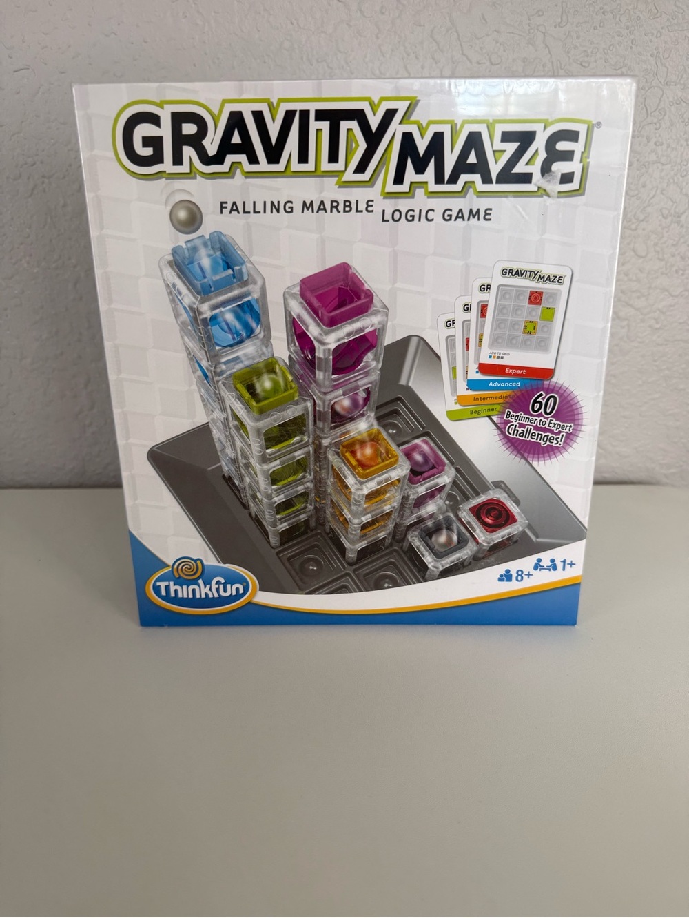 NEW Sealed ThinkFun Gravity Maze Board Game 60 Challenges STEM Toy Kids Ages 8+